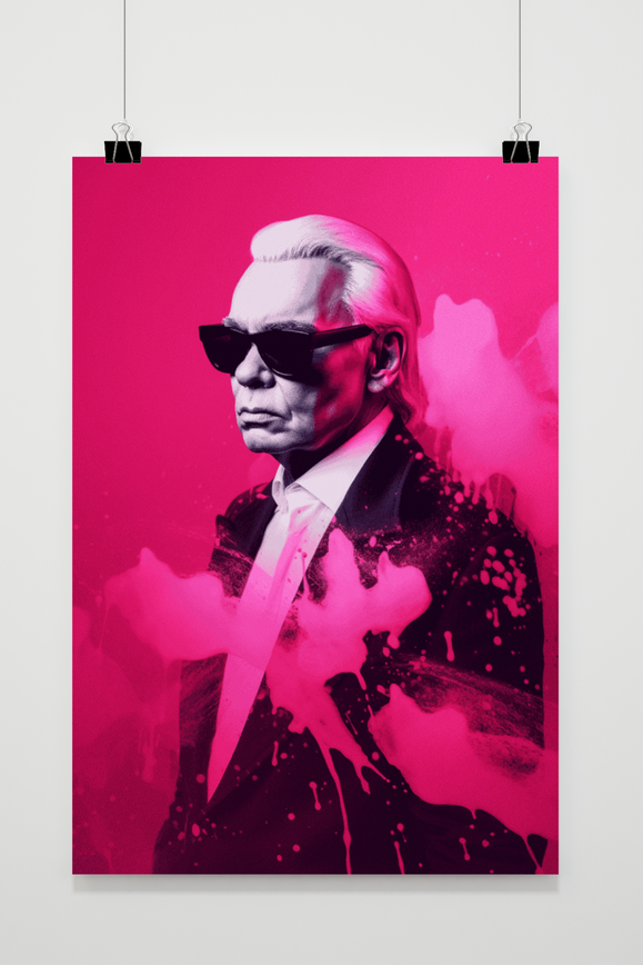 Karl Lagerfeld poster