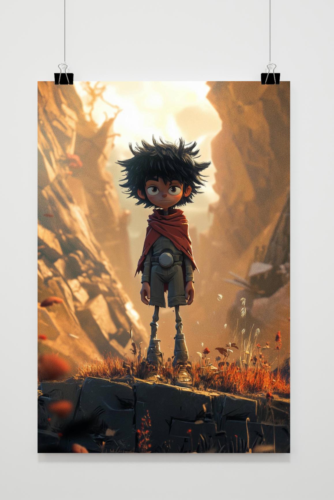 Affiche Garçon Animation de 25 Artstreet