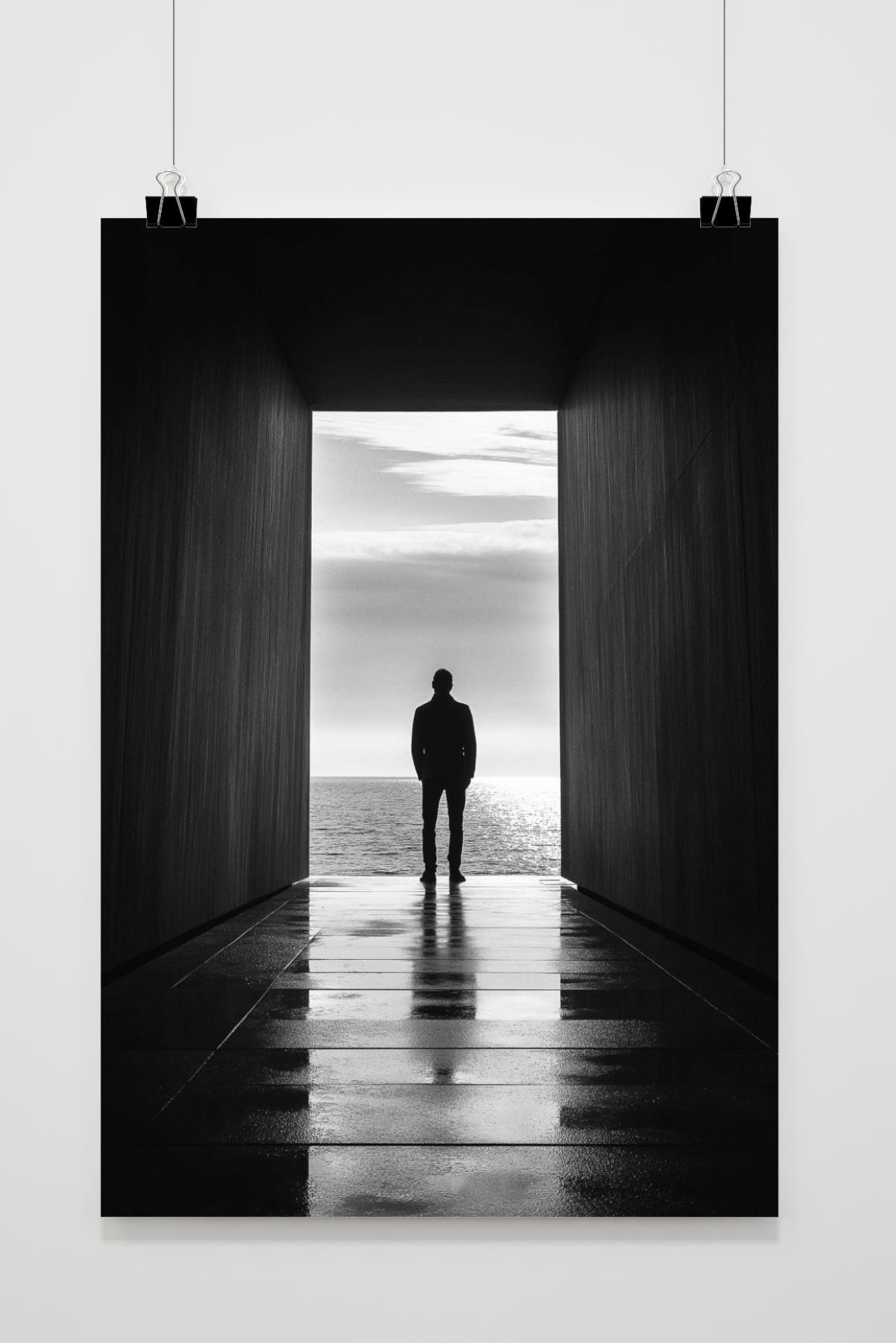 Póster Silueta en el Umbral de 25 Artstreet