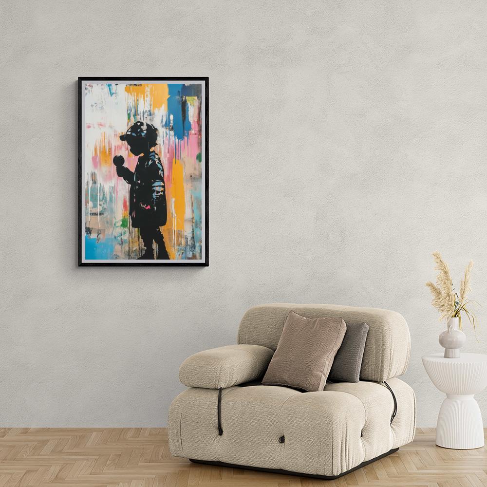 Garçon Banksy dans un intérieur