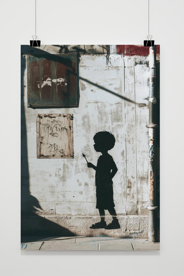 Banksy Jongen poster
