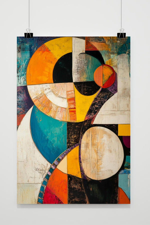 Abstrakt Aquarell Poster