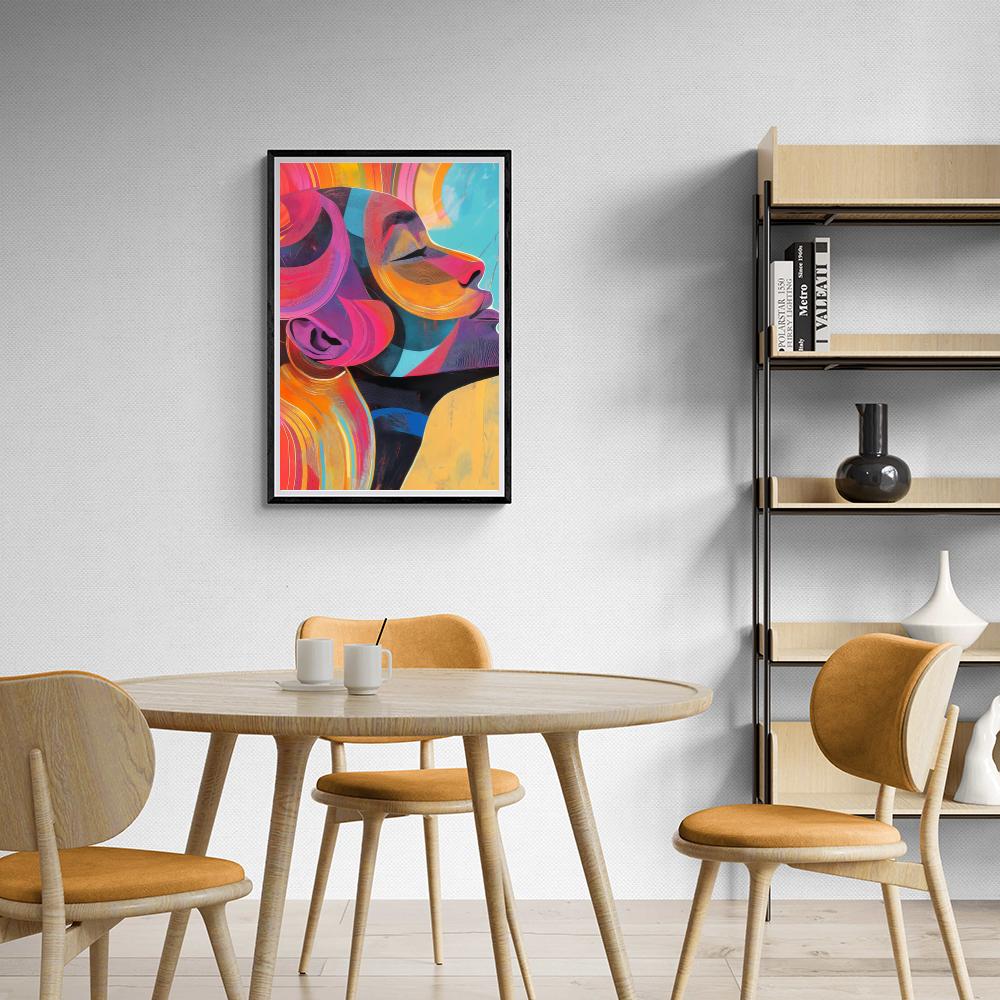 Visage Abstrait dans un intérieur