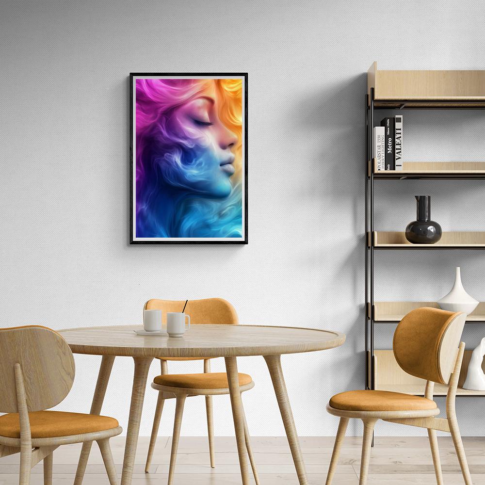 Visage de Femme dans un intérieur