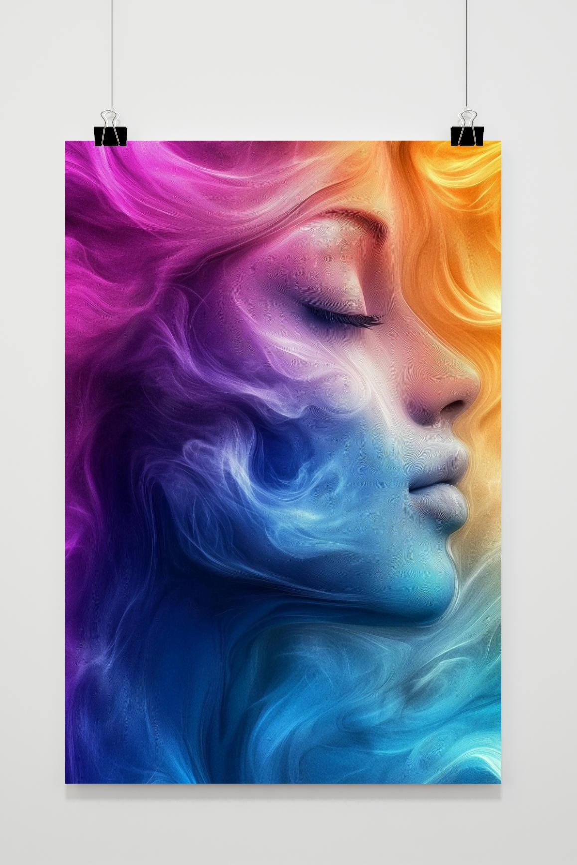 Affiche Visage de Femme de 25 Artstreet