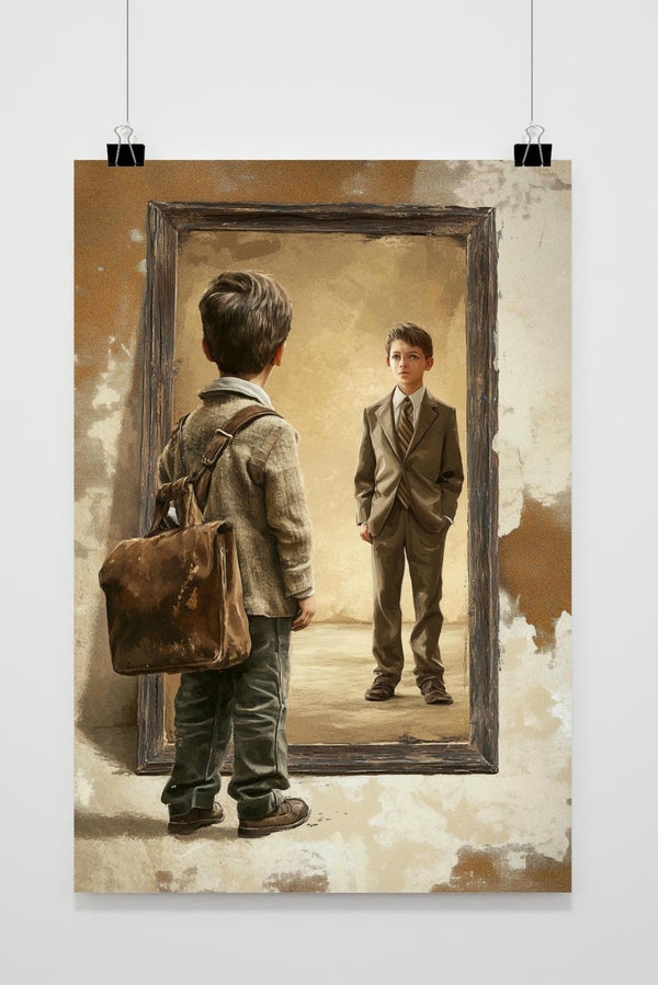 Junge Spiegel Poster