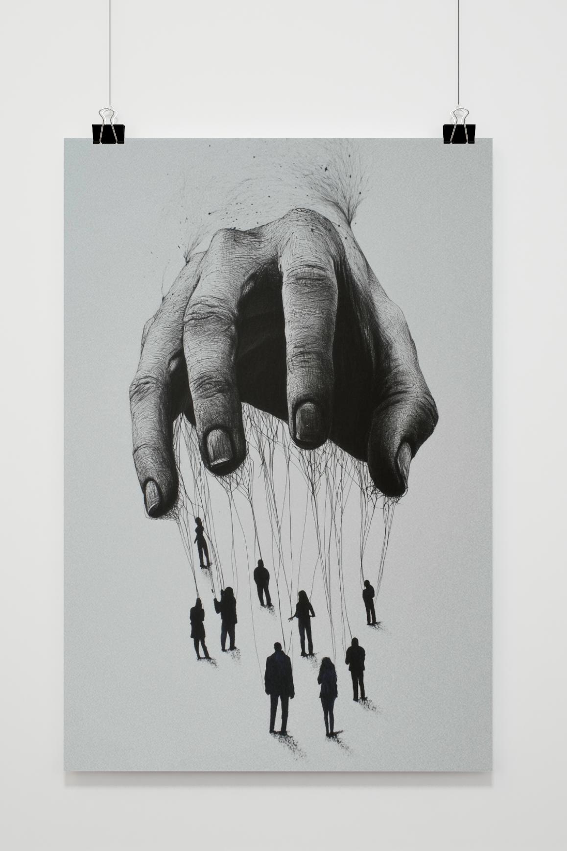 Affiche Marionetten de 25 Artstreet