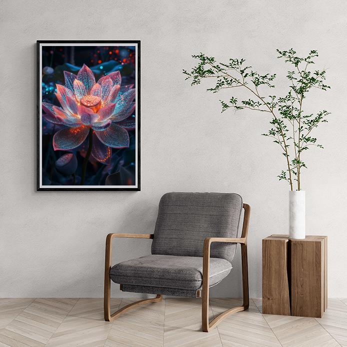 Lotus dans un intérieur