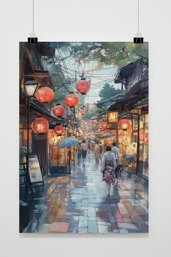 Kyoto Laterne Poster