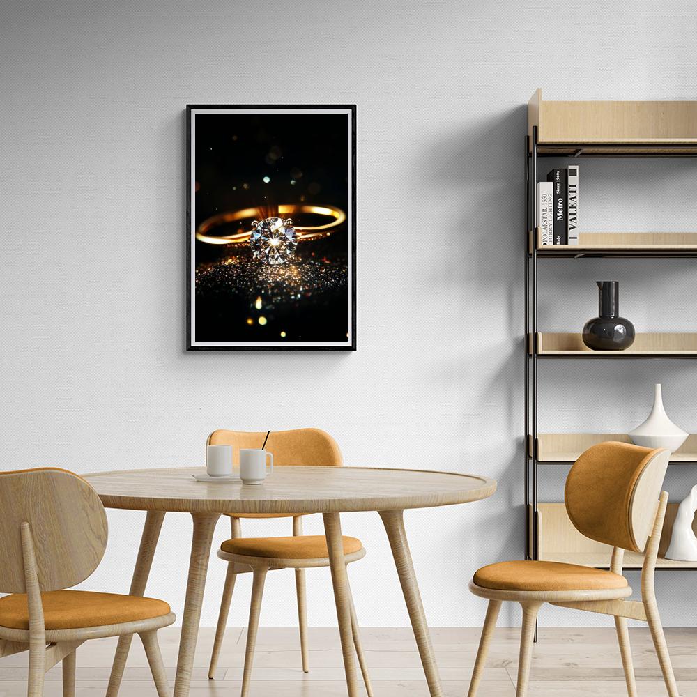 Diamants dans un intérieur