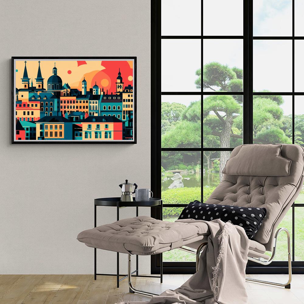 Vienne Pop Art dans un intérieur