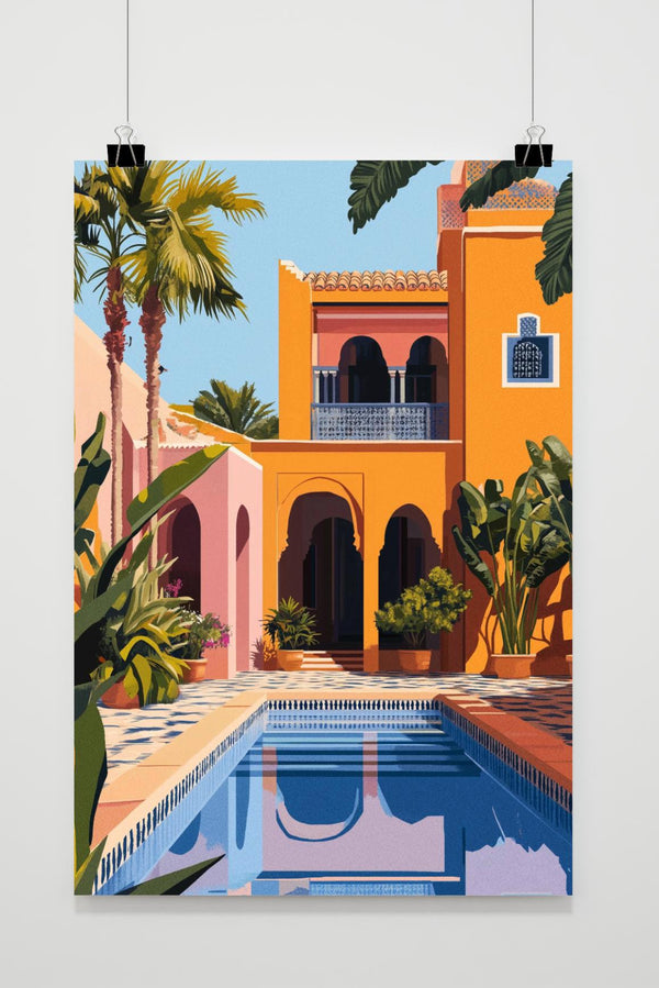 Póster Casa de Marrakech