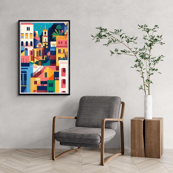 Madrid Bâtiments dans un intérieur
