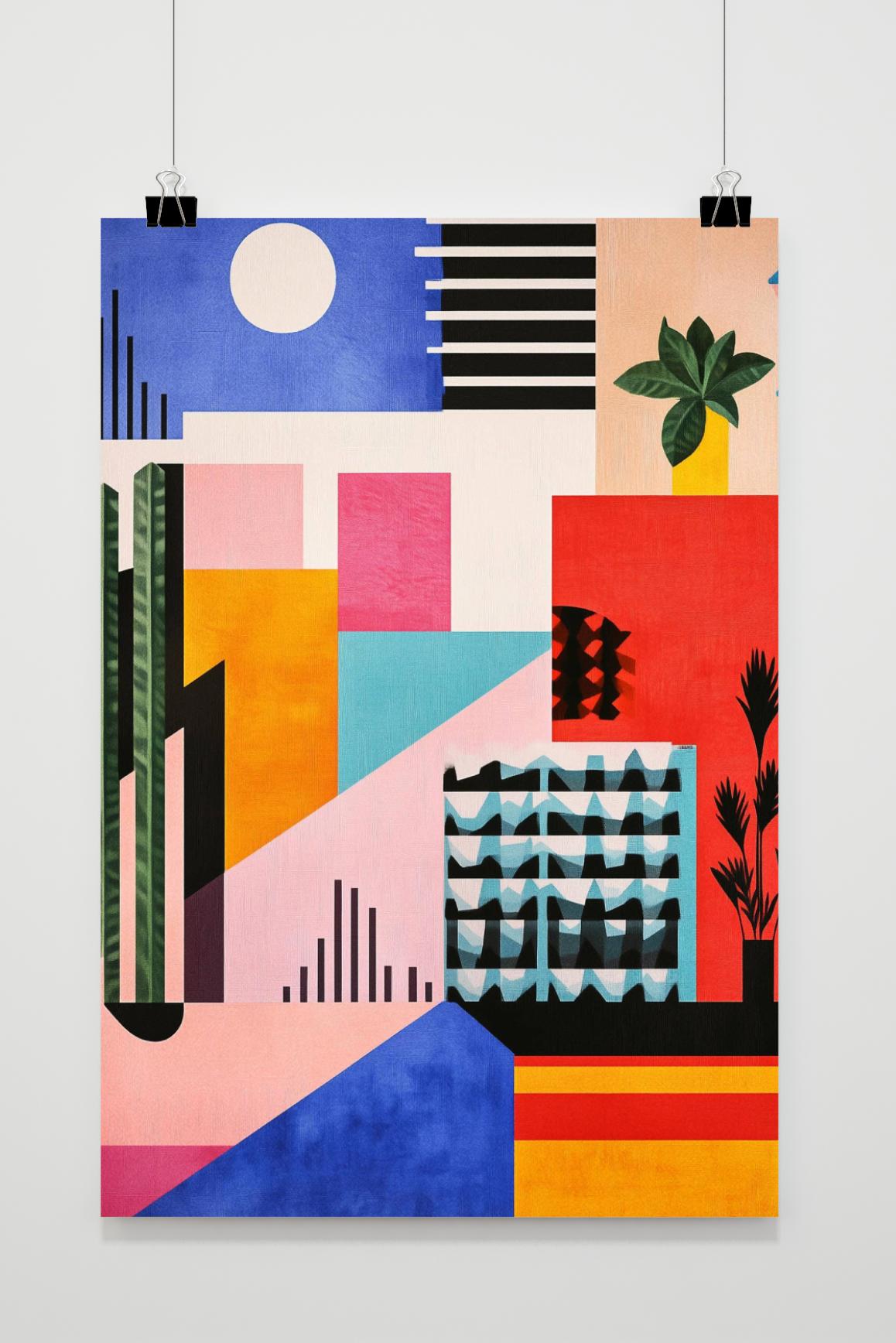 Affiche Plantes Abstraites de 25 Artstreet