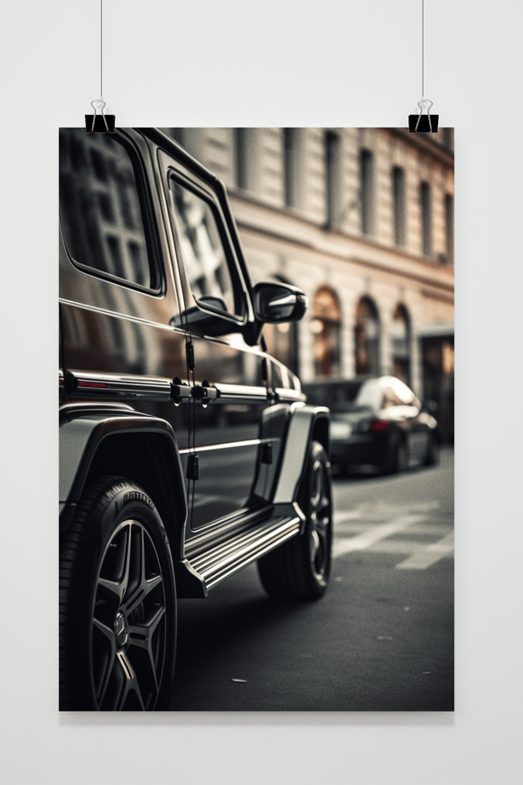 Mercedes G Wagon Back poster