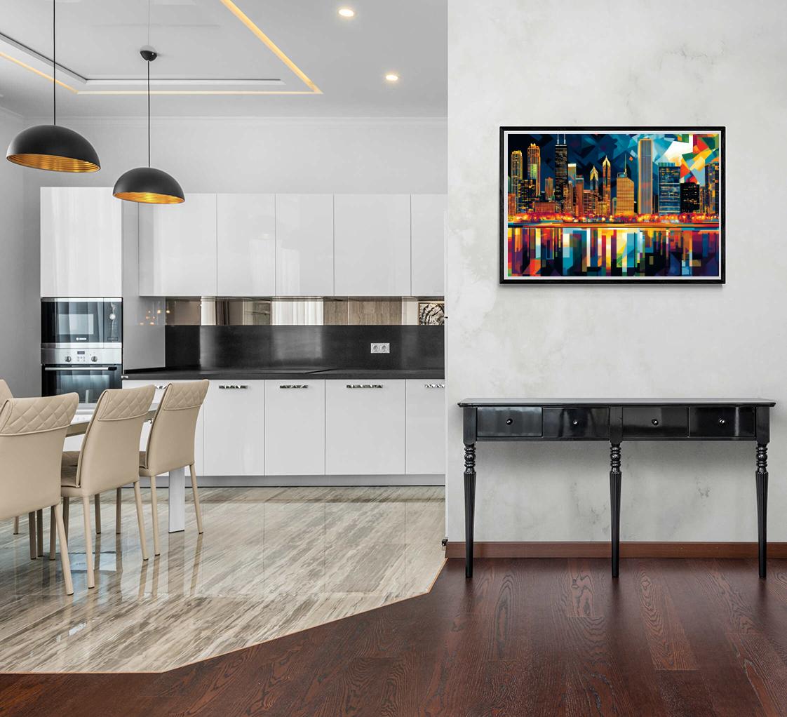 Chicago Pop Art dans un intérieur