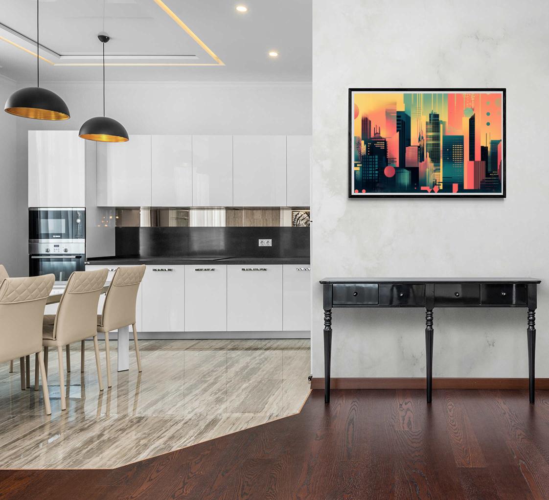 Chicago Bâtiments dans un intérieur