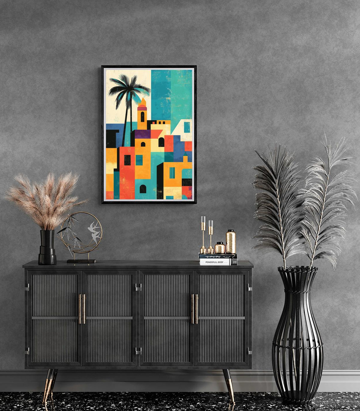 Casablanca Abstract dans un intérieur