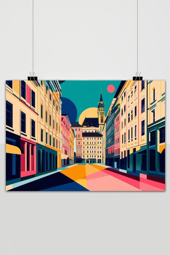 Póster Viena