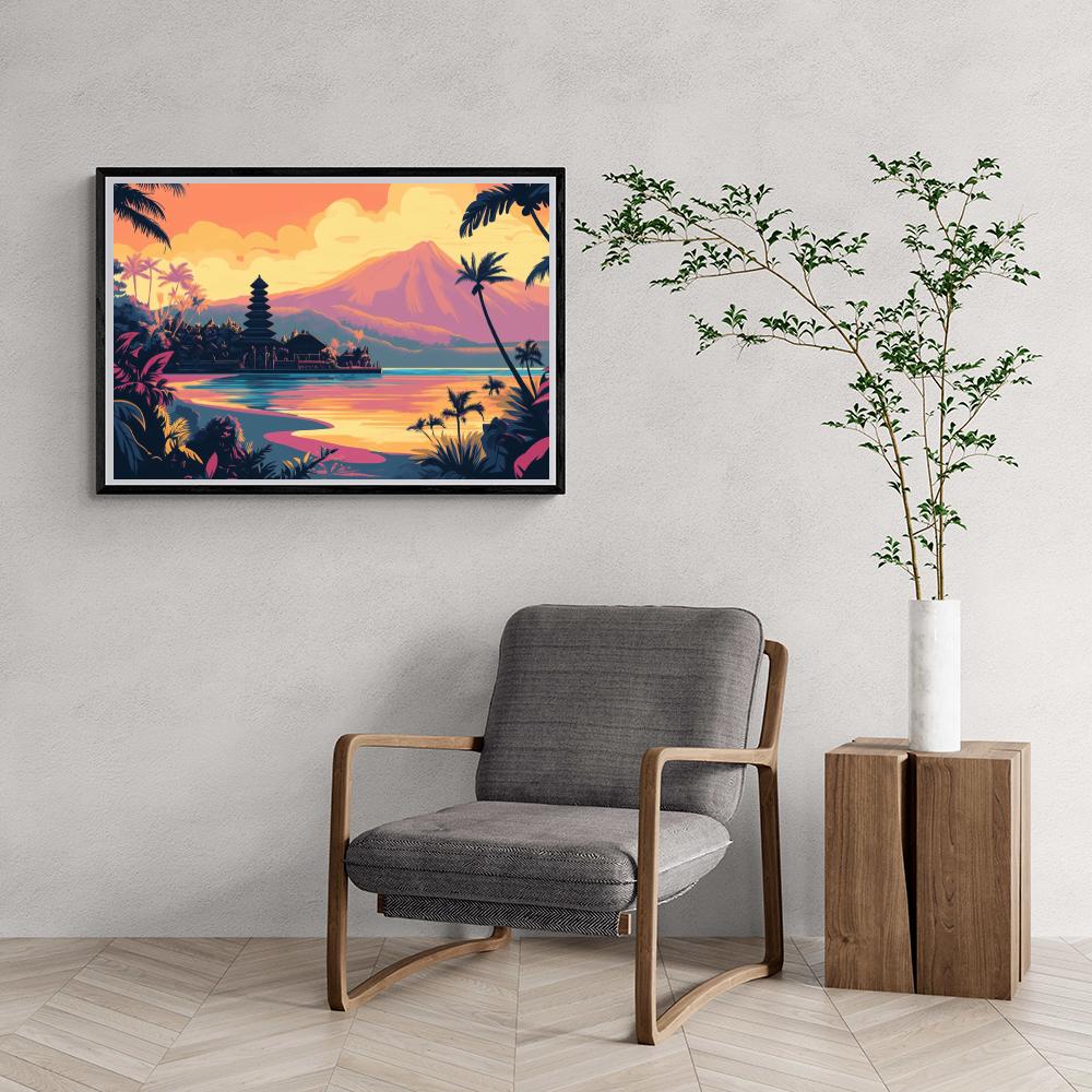 Bali Plage Temple dans un intérieur