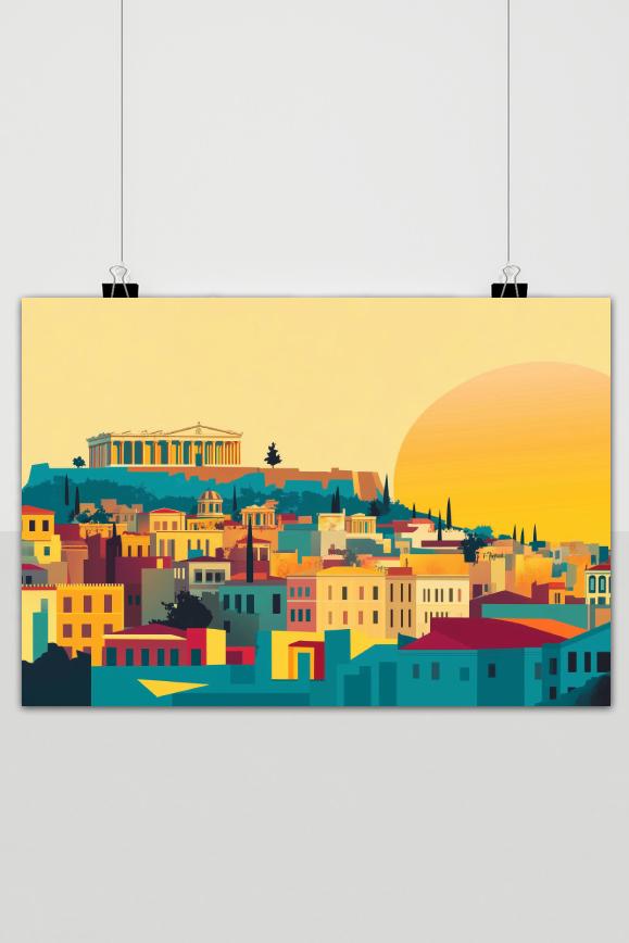 Affiche Athènes