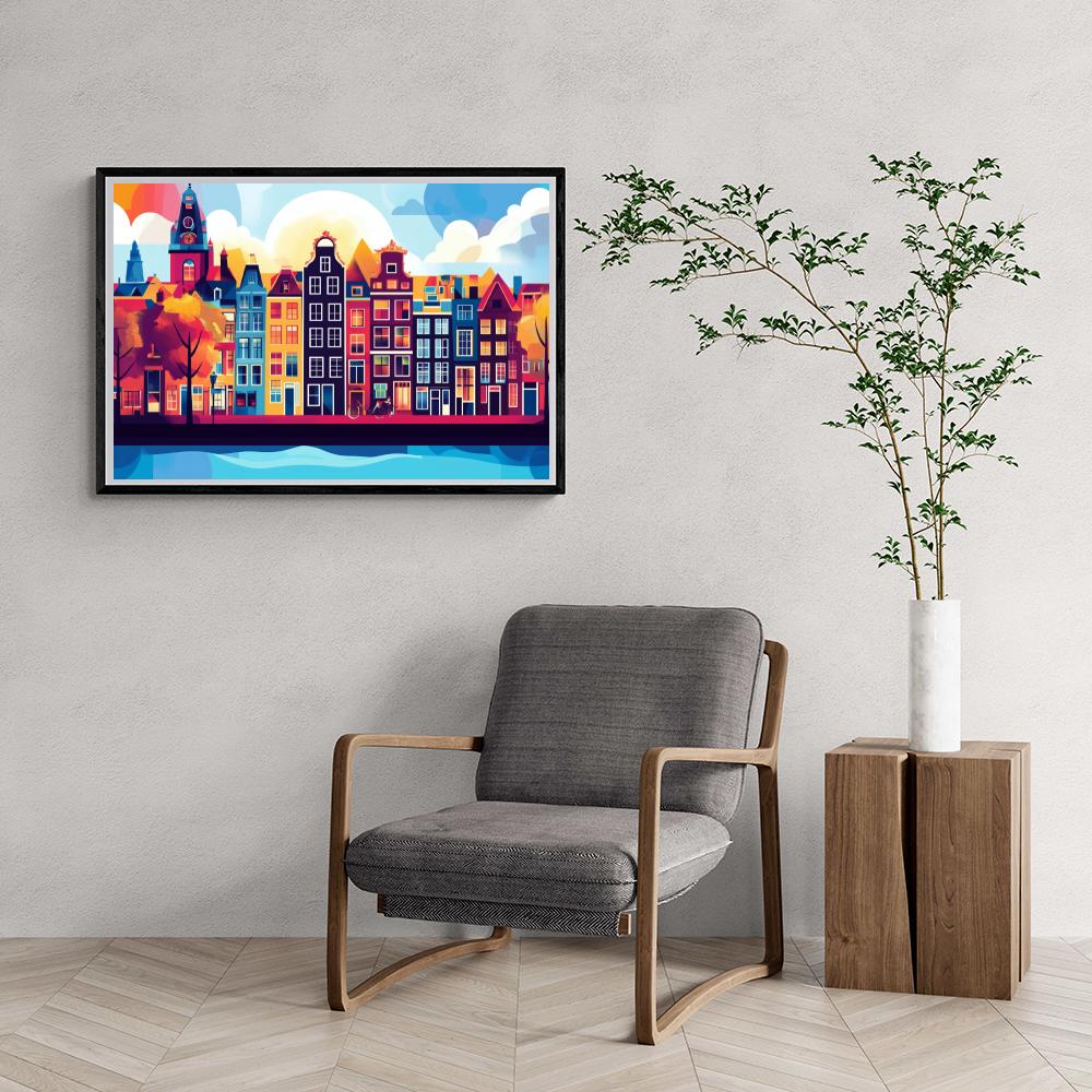 Amsterdam Coloré dans un intérieur