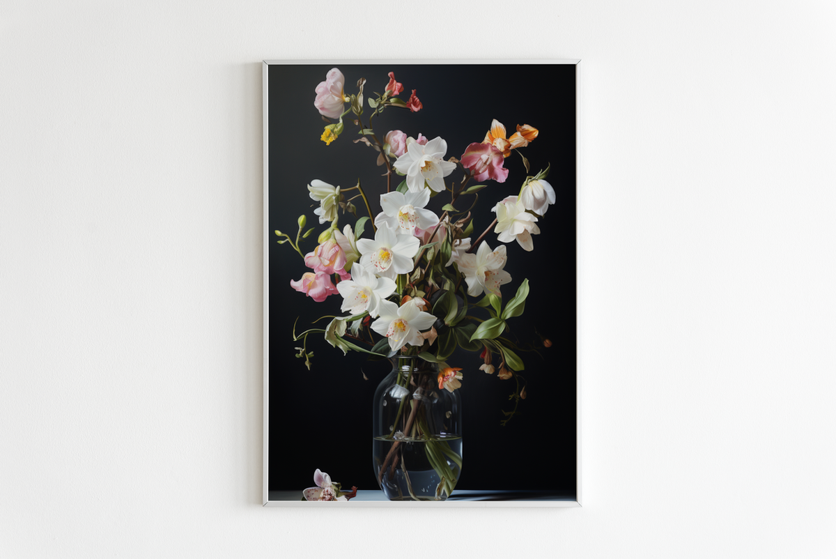 Vaas Met Bloemen en un interior
