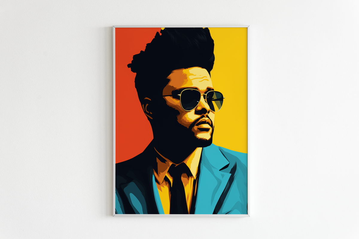 The Weeknd en un interior
