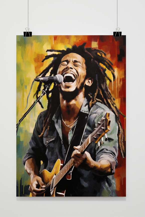 Póster Bob Marley de 25 Artstreet