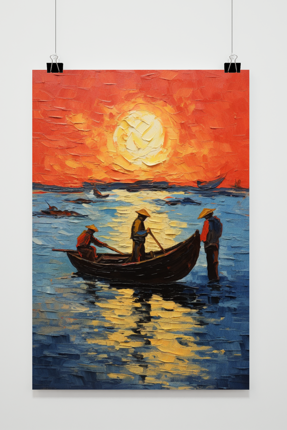 Póster Hanoi de 25 Artstreet