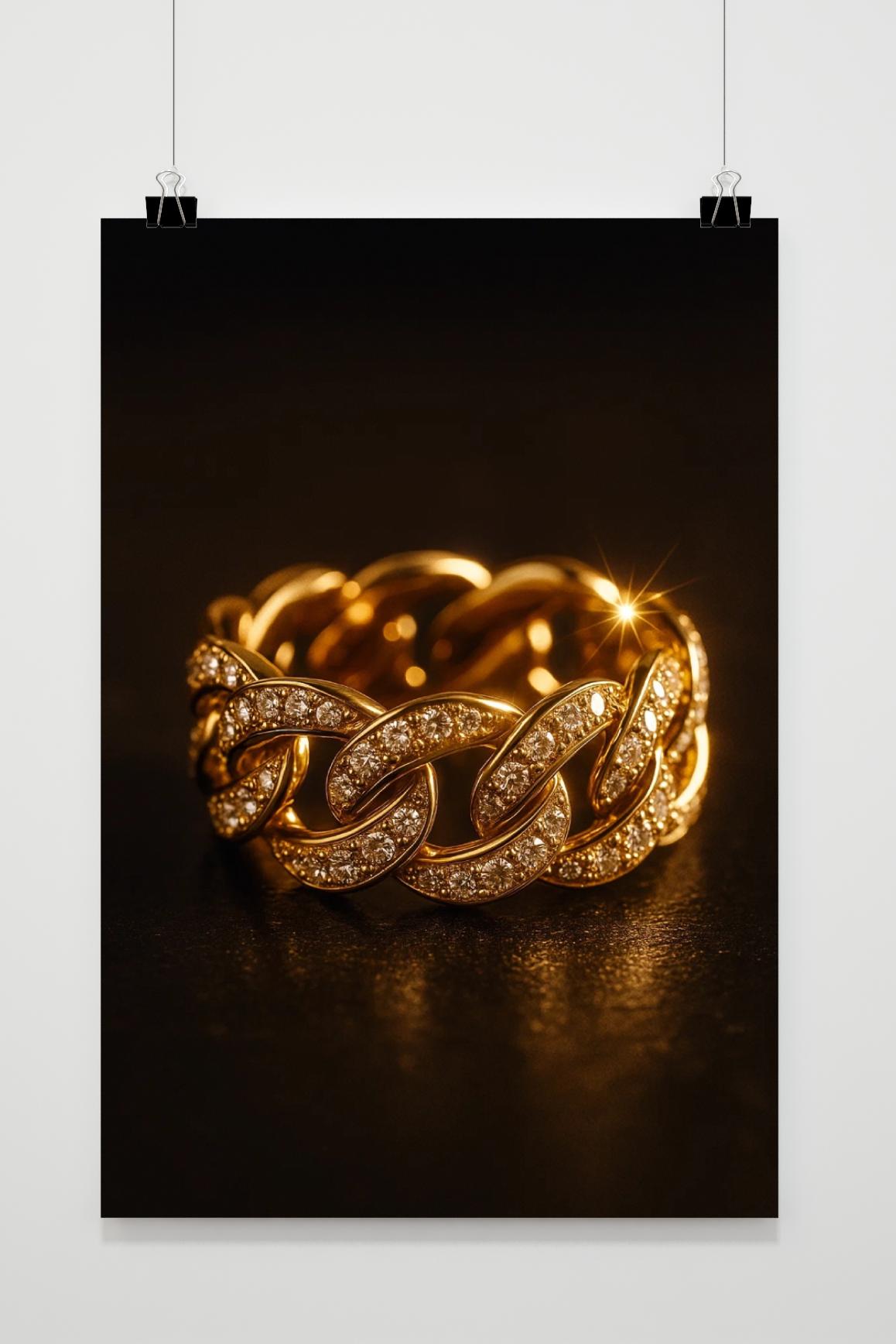 Ring Gold Diamond in interieur