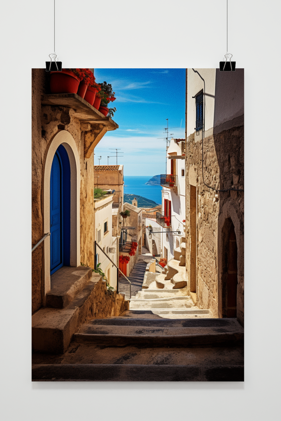 Póster Callejuelas de Vacaciones