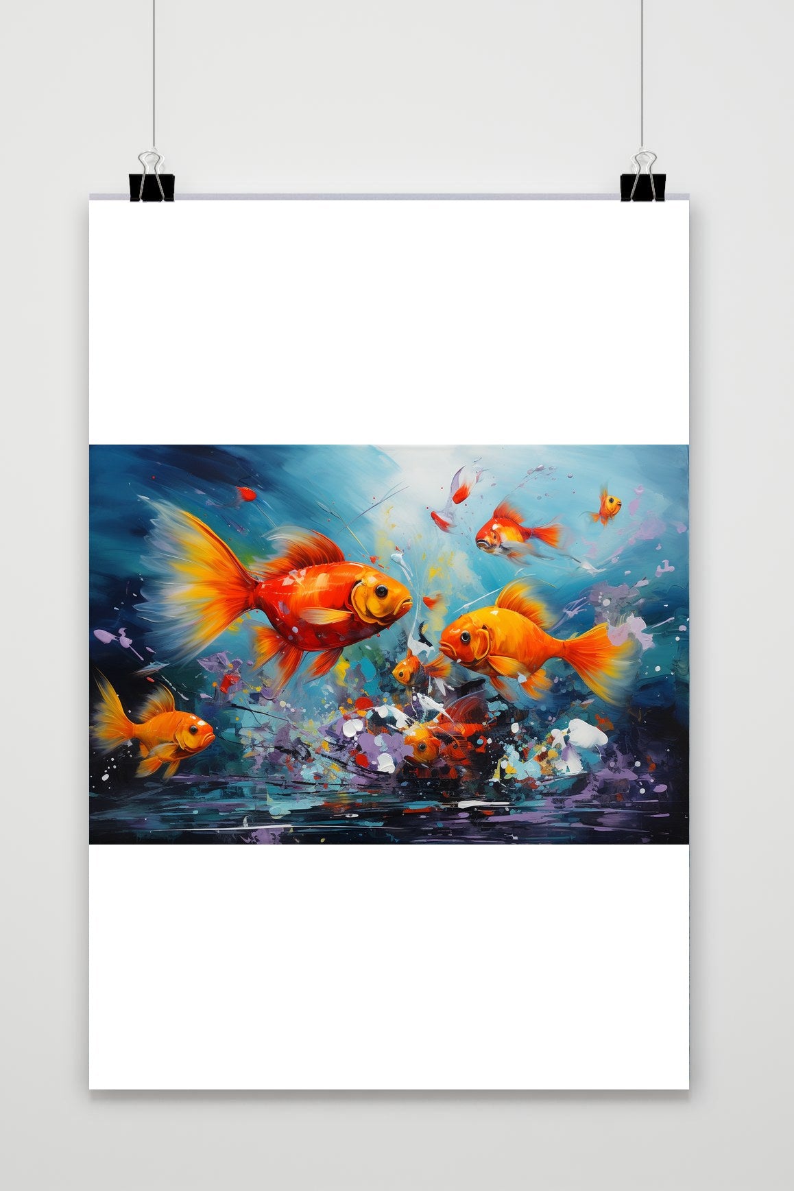 Affiche Poisson Rouge de 25 Artstreet