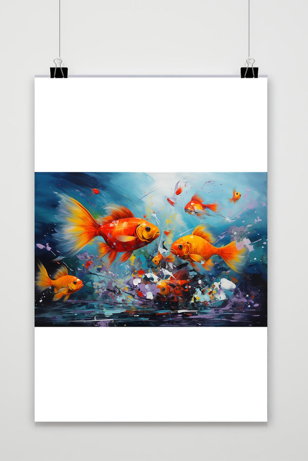 Póster Pez Dorado