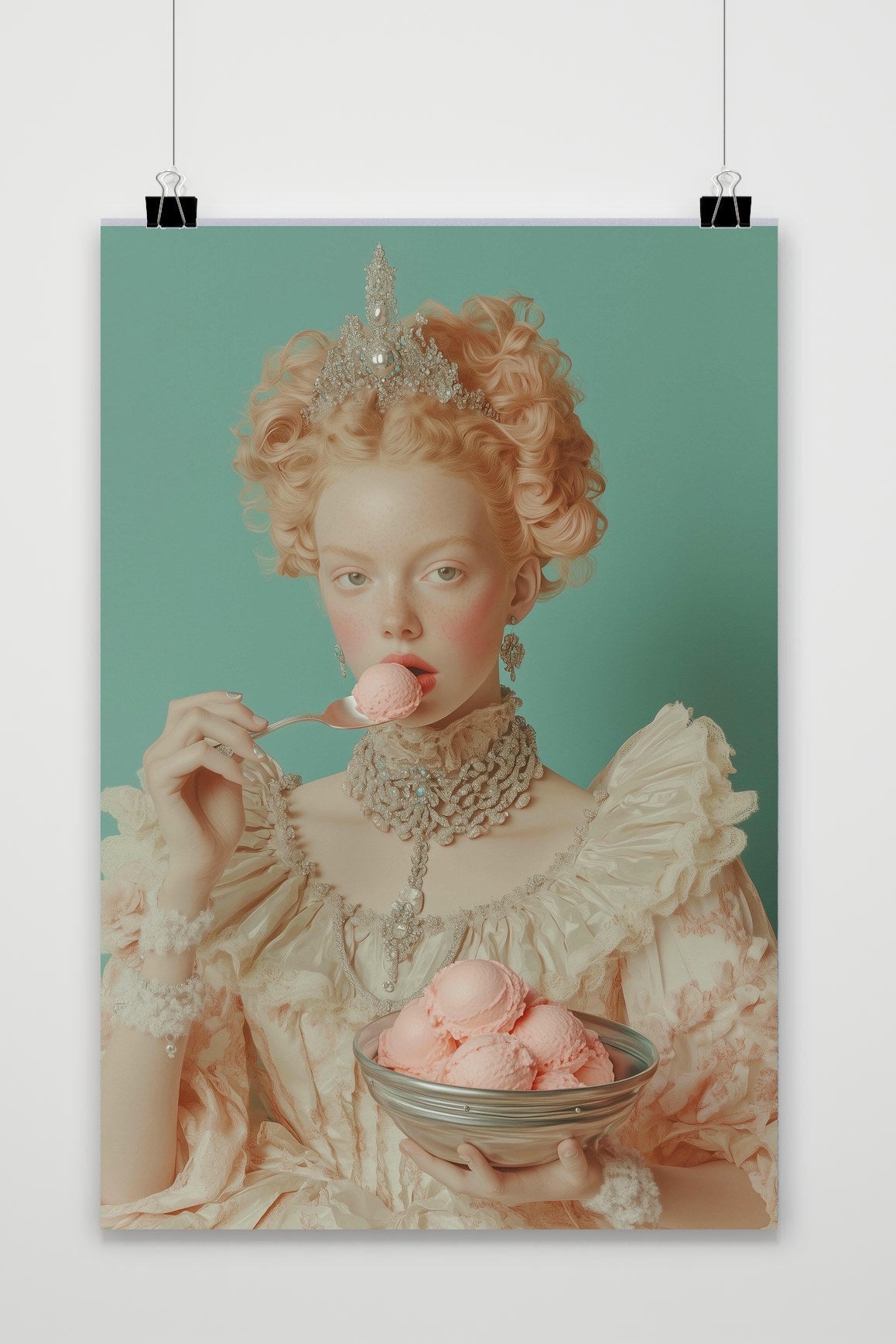 Póster Princess Ice Cream Vintage de 25 Artstreet