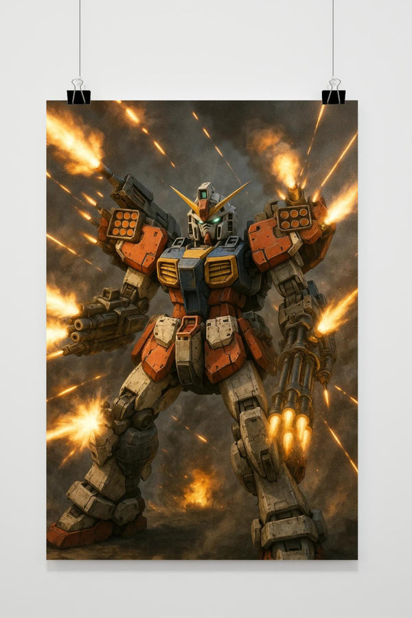 Póster Gundam Robot