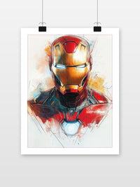 Iron Man Portrait Marvel im Interieur (7)