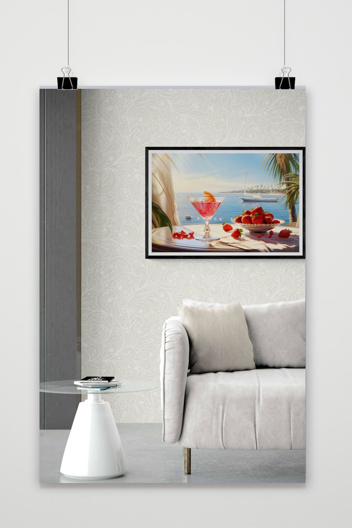 Póster Aardbei Cocktail de 25 Artstreet