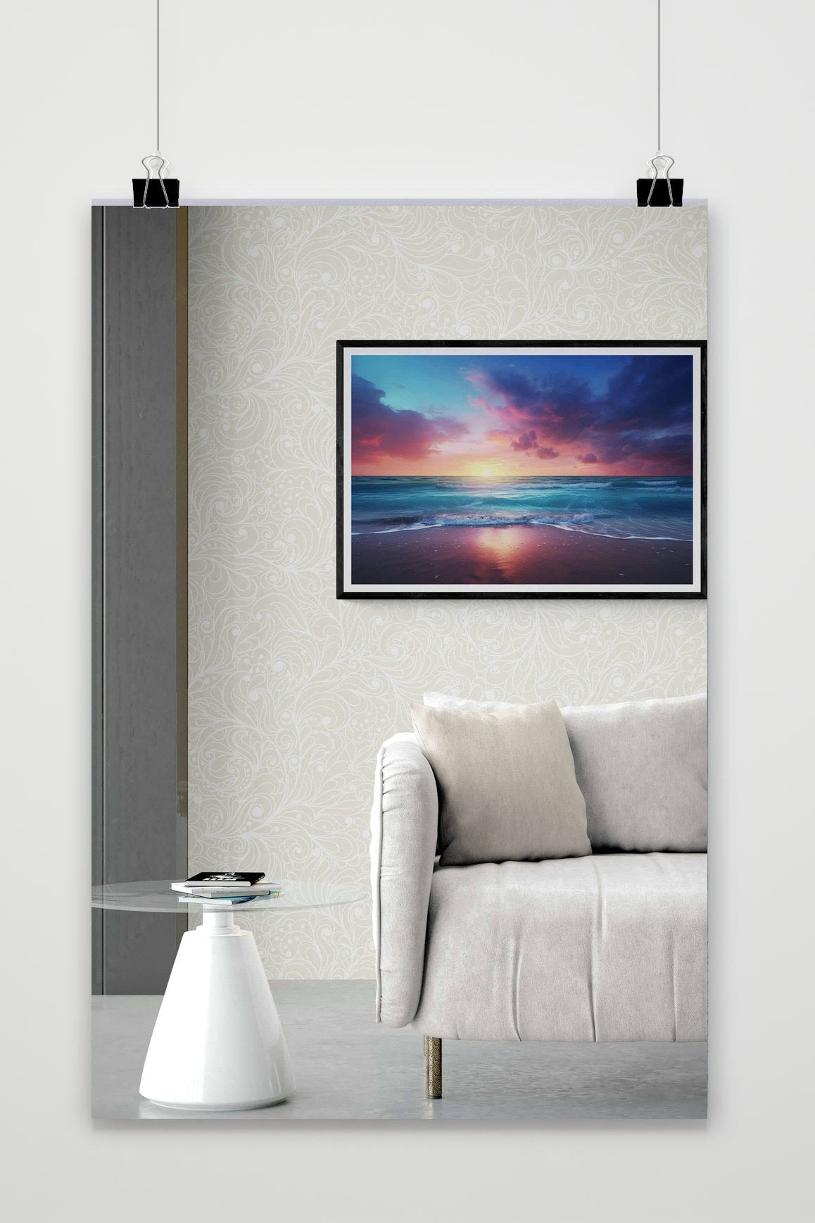 Póster Strand Parelmoer de 25 Artstreet