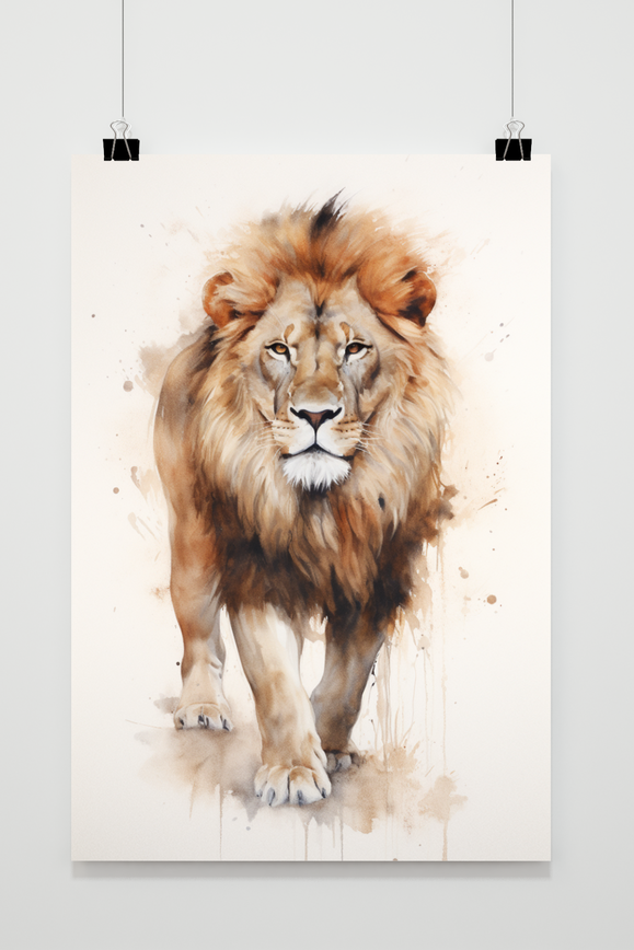 Póster León Contraste de 25 Artstreet