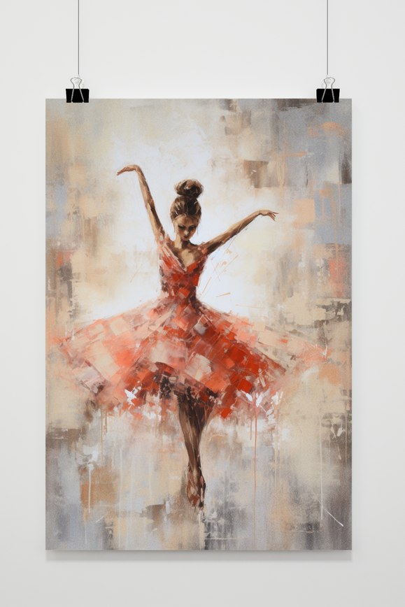 Póster Bailarina de 25 Artstreet