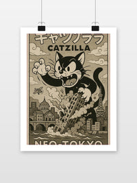 Catzilla Black &amp; White in an interior (7)