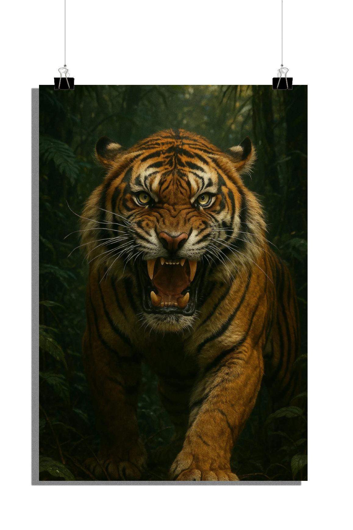 Tigre dans un intérieur