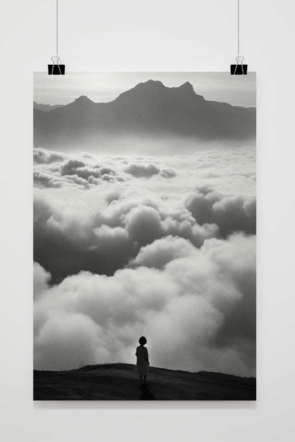 Póster Chica De La Montaña de 25 Artstreet