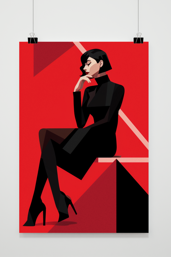 Affiche Femme Pop de 25 Artstreet