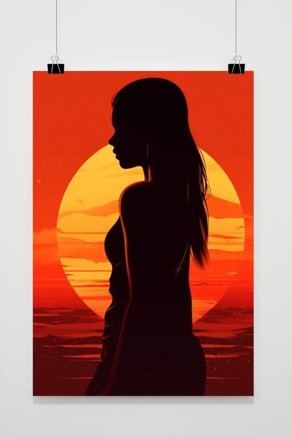 Zon Silhouette poster