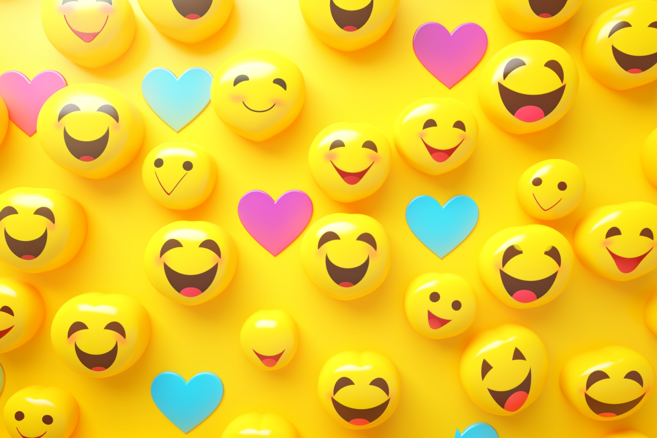 Póster Smileys Amarillo de 25 Artstreet