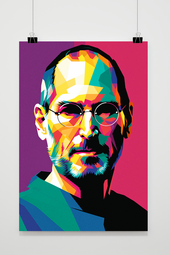Steve Jobs Pop poster