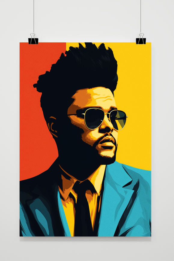 Póster The Weeknd de 25 Artstreet
