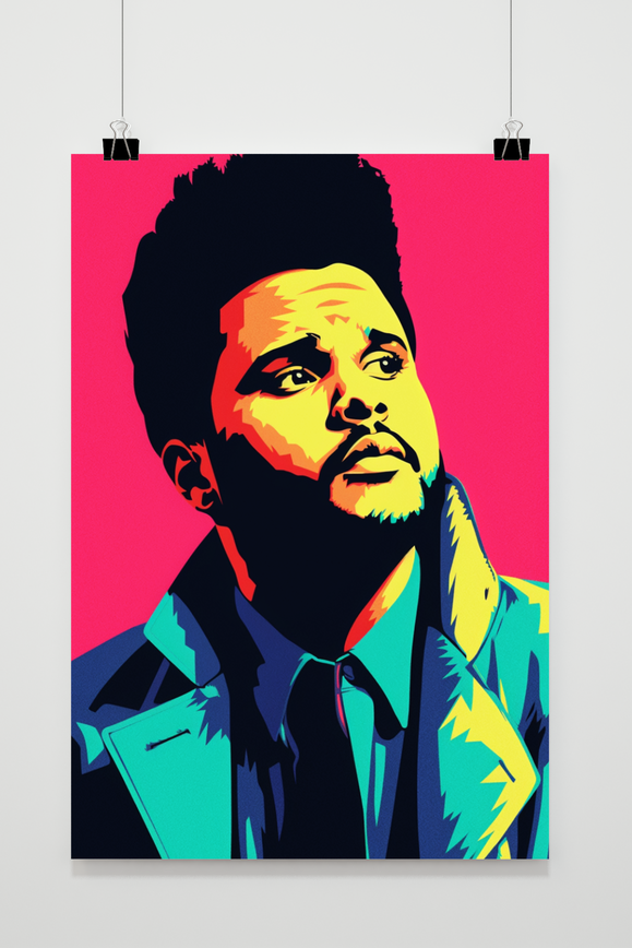 The Weeknd Pop poster
